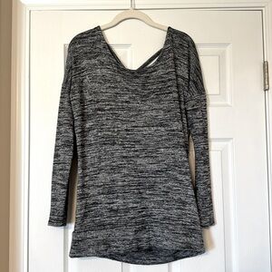 Athleta open cross back tunic.